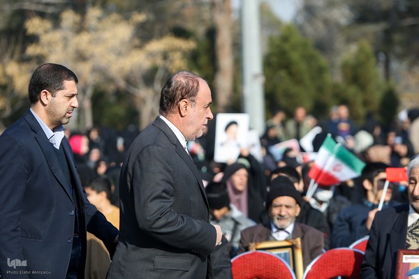 گلباران جایگاه جلوس امام خمینی(ره)