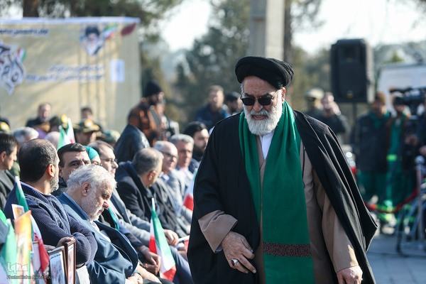 گلباران جایگاه جلوس امام خمینی(ره)