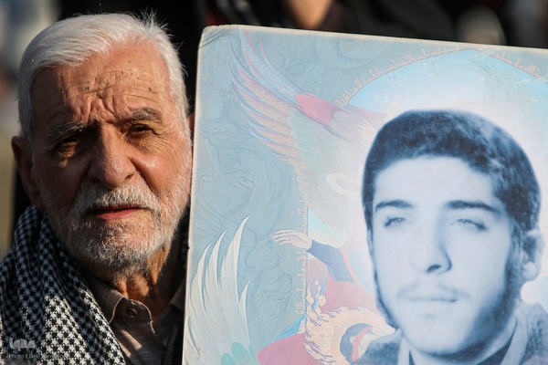 گلباران جایگاه جلوس امام خمینی(ره)