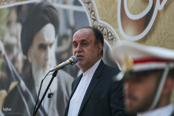 گلباران جایگاه جلوس امام خمینی(ره)