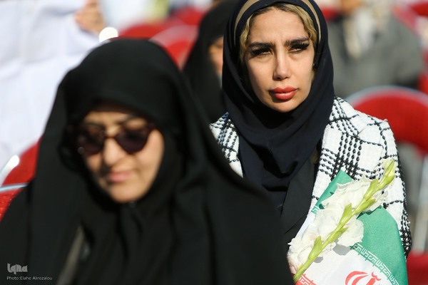 گلباران جایگاه جلوس امام خمینی(ره)