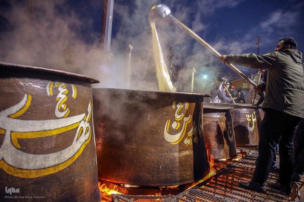 پخت ۱۵ تُن سمنو در شیراز