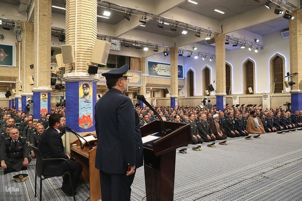 دیدار جمعی از فرماندهان نیروی هوایی با مقام معظم رهبری