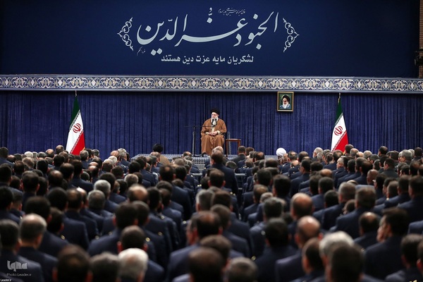 دیدار جمعی از فرماندهان نیروی هوایی با مقام معظم رهبری