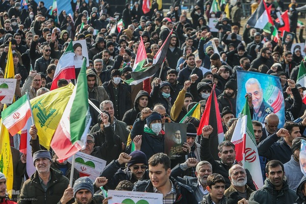 راهپیمایی ۲۲ بهمن درتهران