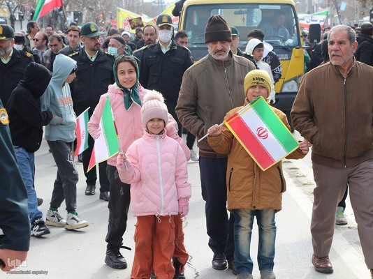 راهپیمایی ۲۲ بهمن در همدان