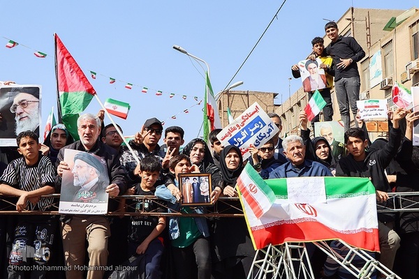 راهپیمایی روز ۲۲ بهمن در اهواز 