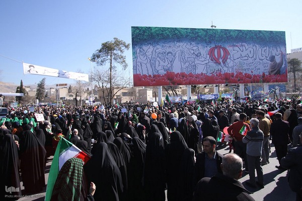 راهپیمایی ۲۲ بهمن در فارس