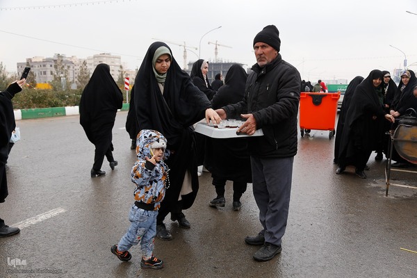 مواکب مسیر منتهی به مسجد جمکران