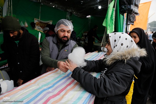 مواکب مسیر منتهی به مسجد جمکران