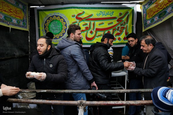 مواکب مسیر منتهی به مسجد جمکران