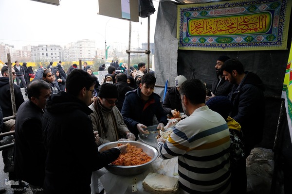 مواکب مسیر منتهی به مسجد جمکران