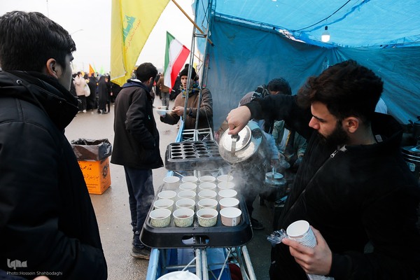 مواکب مسیر منتهی به مسجد جمکران