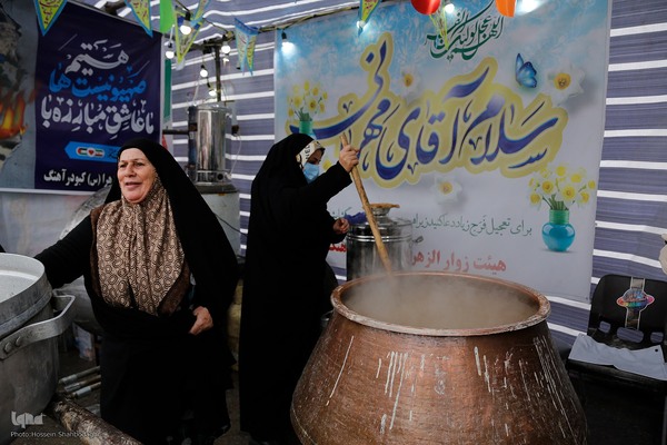 مواکب مسیر منتهی به مسجد جمکران