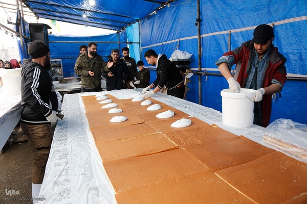 مواکب مسیر منتهی به مسجد جمکران