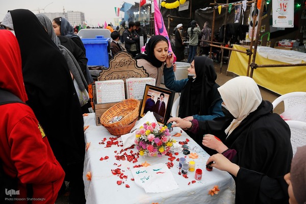 مواکب مسیر منتهی به مسجد جمکران