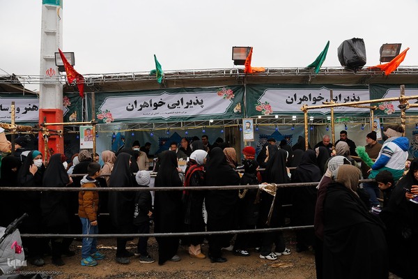 مواکب مسیر منتهی به مسجد جمکران