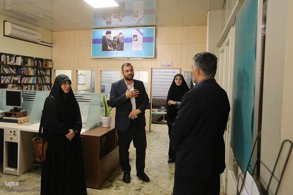 بازدید مدیرکل تبلیغ و امور دینی نهاد نمایندگی مقام معظم رهبری در دانشگاه آزاد