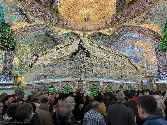 میلاد امیرالمؤمنین(ع) در بارگاه مطهرش