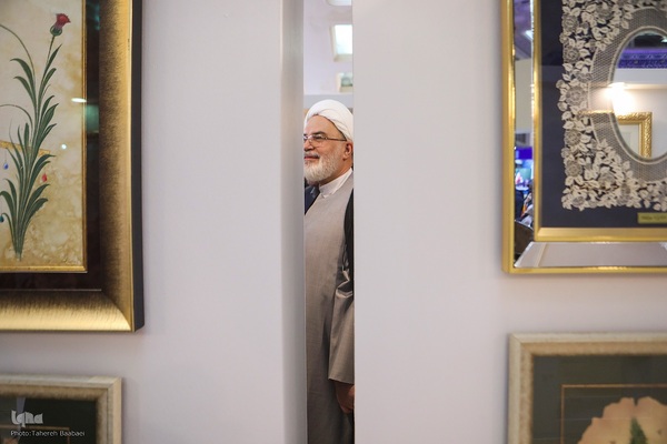 بازدید وزیر فرهنگ و ارشاد از نمایشگاه قرآن