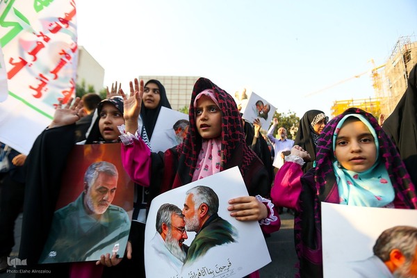 تجمع دختران انقلاب در محکومیت جنایات رژیم صهیونیستی