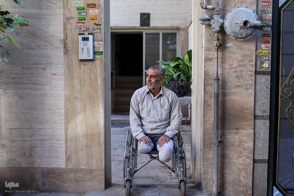 سعید صیادی، جانباز 70% 