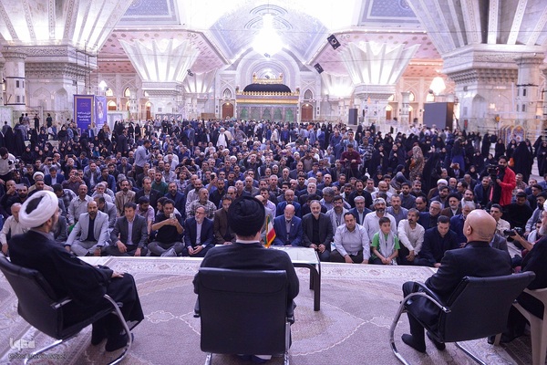 مراسم تجدید میثاق دانشگاهیان با آرمان‌های امام راحل