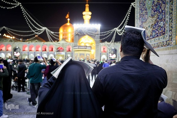 احیای شب نوزدهم ماه رمضان در حرم رضوی