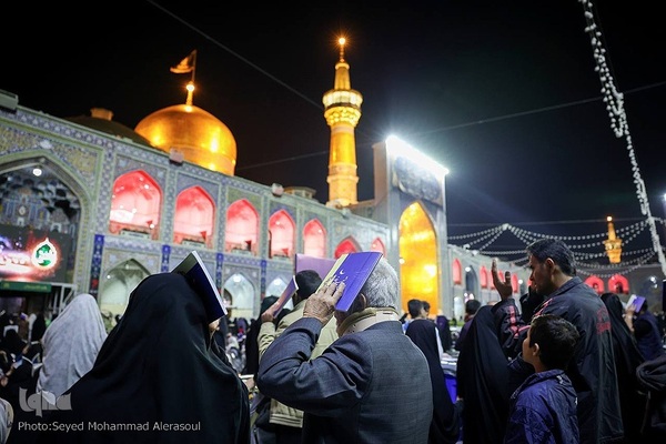 احیای شب نوزدهم ماه رمضان در حرم رضوی