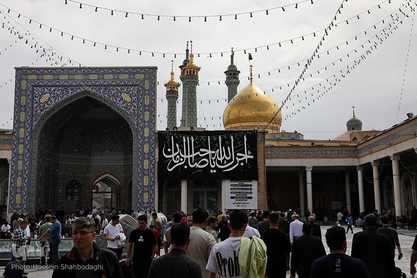 تحویل سال جدید در حرم حضرت معصومه(س)