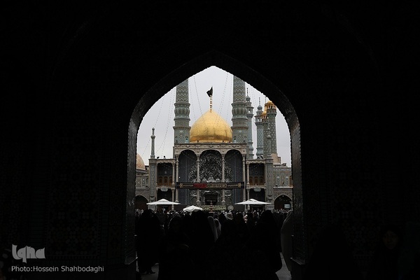 تحویل سال جدید در حرم حضرت معصومه(س)