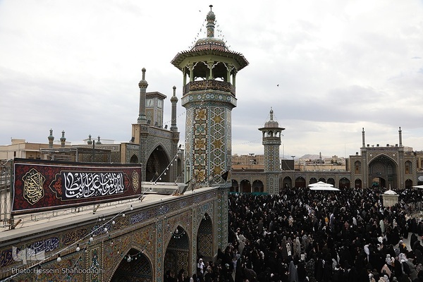 تحویل سال جدید در حرم حضرت معصومه(س)