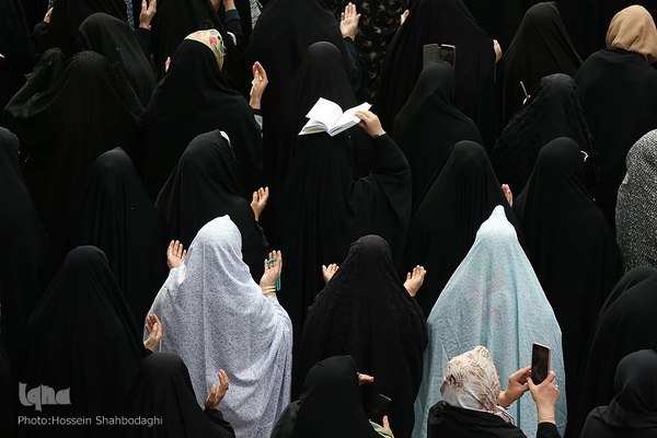 تحویل سال جدید در حرم حضرت معصومه(س)