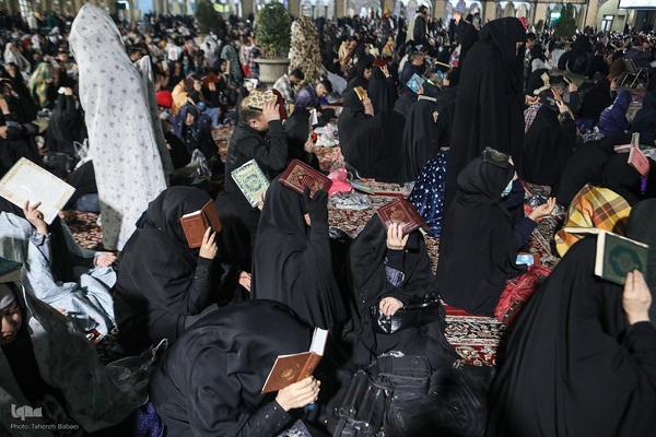 احیای بیست و سوم رمضان در آستان مقدس حضرت عبدالعظيم الحسني(ع)