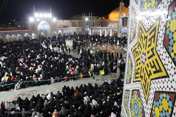 احیای شب بیست و سوم ماه رمضان در حرم حضرت معصومه(س)
