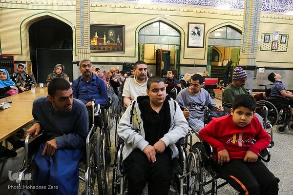 مراسم شب قدر در آسایشگاه فیاض‌بخش مشهد