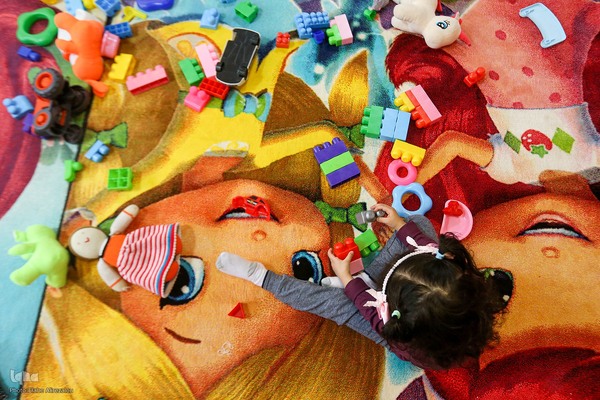 شوق زندگی در شیرخوارگاه حضرت آمنه(س)