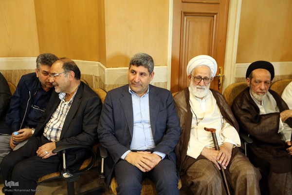 مراسم ختم مادر همسر علی منتظری رئیس جهاددانشگاهی