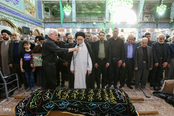 مراسم تشییع پیکر خادم‌القرآن عبدالرسول عبایی