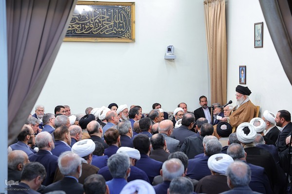 دیدار جمعی از مسئولان ارشد سه قوه با رهبر معظم انقلاب
