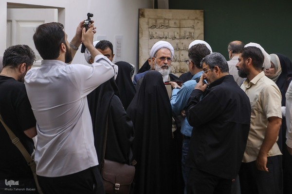 آیت‌الله علیرضا اعرافی، مدیر حوزه‌های علمیه کشور در نشست خبری همایش بین‌المللی یکصدمین سالگشت بازتأسیس حوزه علمیه قم