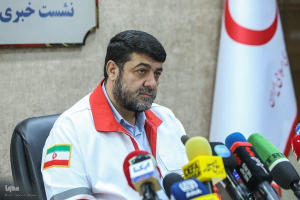 نشست خبری رئیس جمعیت هلال احمر