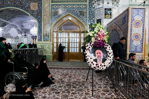 مراسم گرامیداشت سالگرد شهدای پرواز در حرم رضوی