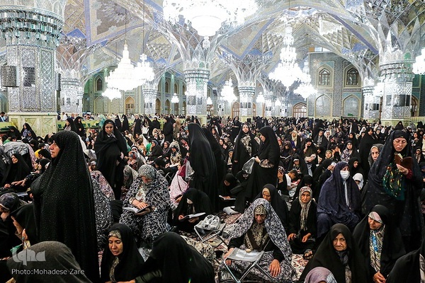 مراسم گرامیداشت سالگرد شهدای پرواز در حرم رضوی