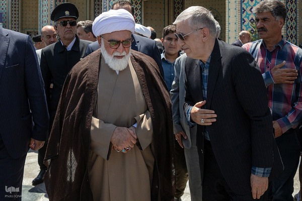 مراسم تشییع محمدحسین حشمت‌پور در حرم رضوی