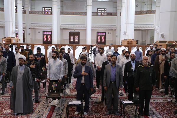 آیین افتتاحیه دومین دوره مسابقات قرآن طلاب و روحانیان کشور در شاهچراغ(ع)