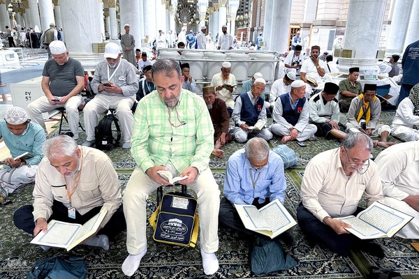 حال‌وهوای مسجد النبی (ص) در ایام حج 1404