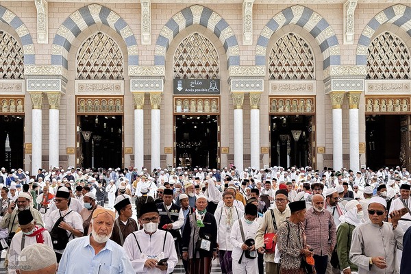 حال‌وهوای مسجد النبی (ص) در ایام حج 1404