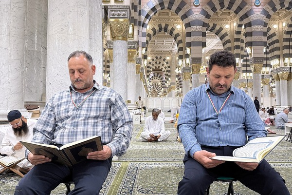 حال‌وهوای مسجد النبی (ص) در ایام حج 1404