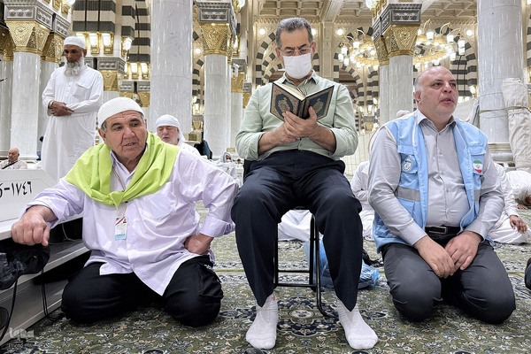 حال‌وهوای مسجد النبی (ص) در ایام حج 1404